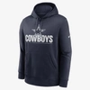 Nike Impact Club Men's Pullover Hoodie In Navy