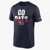 Nike Men's Dri-fit Local Legend (nfl New England Patriots) T-shirt In Blue