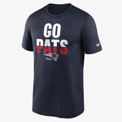 Nike Men's Dri-fit Local Legend (nfl New England Patriots) T-shirt In Blue