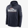 Nike Impact Club Men's Pullover Hoodie In Navy