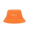 JACQUEMUS Logo Bucket Hat Orange