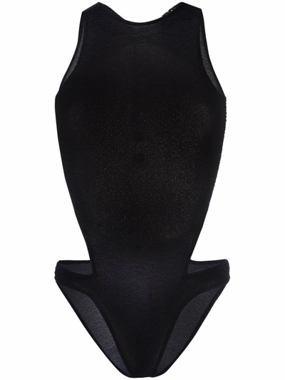 Rotate Birger Christensen Molly Semi-sheer Body In Blau