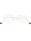 Ahlem Place De L'etoile Optical Glasses In Gold