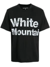 White Mountaineering Forest Logo-print Cotton T-shirt In Black