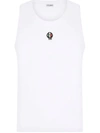 DOLCE & GABBANA EMBROIDERED TANK TOP