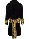 VERSACE MEDUSA-PRINT BELTED dressing gown