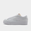 Nike Blazer Low Platform White/white-white-black  Dj0292-100 Women's