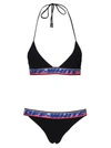 Off-white Triangle Logo Bikini Set In Black