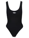 OFF-WHITE OFF WHITE LOGO TAPE SWIMSUIT,OWFA008R21JER0011001