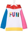 STELLA MCCARTNEY FUN COLOUR-BLOCK HOODIE