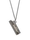 Ambush Gunmetal Logo Lighter Case Necklace In Black