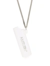 Ambush Lighter Case Pendant Necklace In White