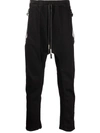Boris Bidjan Saberi Black Long John Lounge Pants In Black
