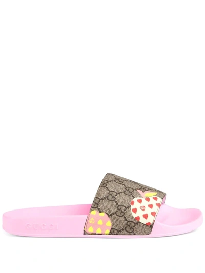 Print Slides Apple Gucci Slides WMNS) Gucci Pursuit Pool Slide