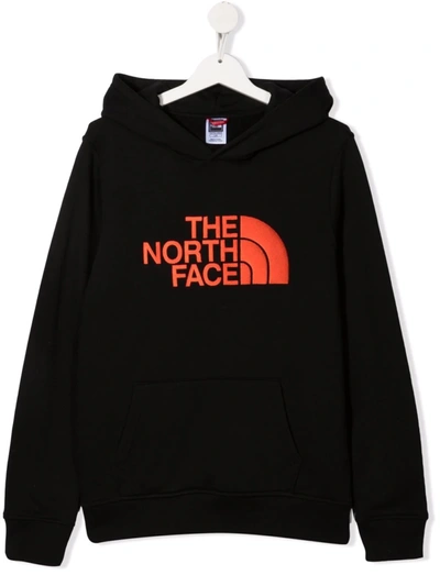 The North Face Kids' Drew Peak Cotton Sweatshirt Hoodie In Black