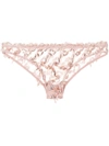Gilda & Pearl Tallulah Embroidered Stretch-silk Knickers In Pink