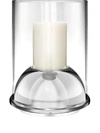 Christofle Oh De  Large Stainless Steel Candle Holder In Silver