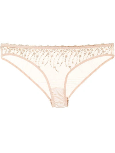 Gilda & Pearl Under The Stars Sheer Briefs In Neutrals