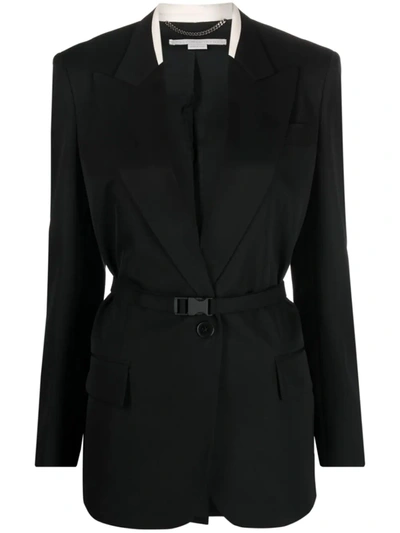 【送料&関税込】Stella McCartney Belted Blazer STELLA MCCARTNEY Belted embellished twill blazer | NET-A-PORTER