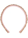 Jennifer Behr Essen Crystal-embellished Headband In Rosa