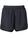 Thom Browne Flyweight Tech 4-bar Running Shorts In Blau