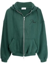 RHUDE OVERSIZED ZIPPED HOODIE