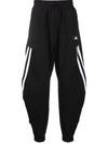 ADIDAS ORIGINALS CLASSIC 3-STRIPE WIDE-LEG TRACK PANTS