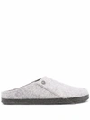 Birkenstock Zermatt Shearling Wool Felt 'light Grey' In Grey