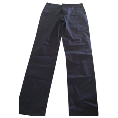 Pre-owned Lyle & Scott Trousers In Blue