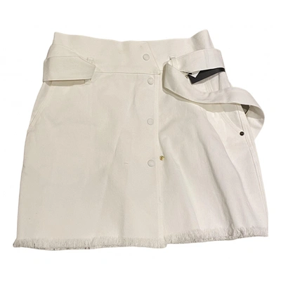Pre-owned Nanushka Mini Skirt In White