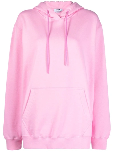 MSGM OVERSIZED COTTON HOODIE