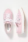 Superga 2750 Gingham Sneakers In Pink