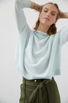 Anthropologie Alani Cashmere Mock Neck Sweater In Mint