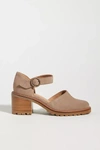 Seychelles Lock And Key Heeled Sandals In Beige