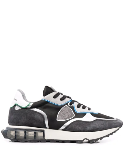 Philippe Model La Rue Mondial Tech Low-top Sneakers In Black