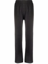 Fabiana Filippi Elasticated Cashmere Trousers In Grey