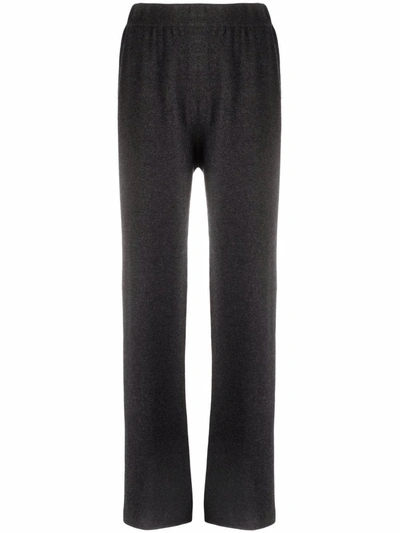 Fabiana Filippi Elasticated Cashmere Trousers In Grey