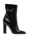 DSQUARED2 DSQUARED2 BLACK MONOGRAM ANKLE BOOT,ABW0133-01504292 2124