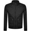Belstaff Scouter Waxed Cotton-canvas Bomber Jacket In Black
