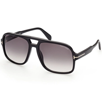 Tom Ford Falconer M Ft0884 01b Navigator Sunglasses In Black