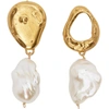 ALIGHIERI GOLD 'THE INFERNAL STORM' EARRINGS