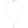 Sophie Bille Brahe L Eau Drop Shaped Freshwater Pearl Pendant On 14k Yellow Gold Chain In Yellow Gold