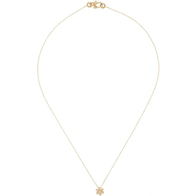 Sophie Bille Brahe 18kt Yellow Gold Petite Paloma Diamond Necklace