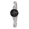 Citizen Women's Eco-drive Stainless Steel Bangle Bracelet Watch 23mm Ex1420-50e In Black
