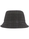 BURBERRY CHECK-PRINT BUCKET HAT