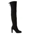 Stuart Weitzman Women's Highland High Heel Over The Knee Boots In Black