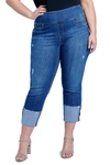 Seven7 High Waisted Slim Straight Jeans In Bonnett