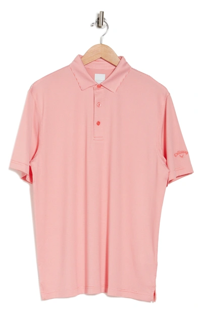 Callaway Golf Fine Line Stripe Polo In Dubarry