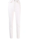RE/DONE COMFORT STRETCH ANKLE-CROP JEANS