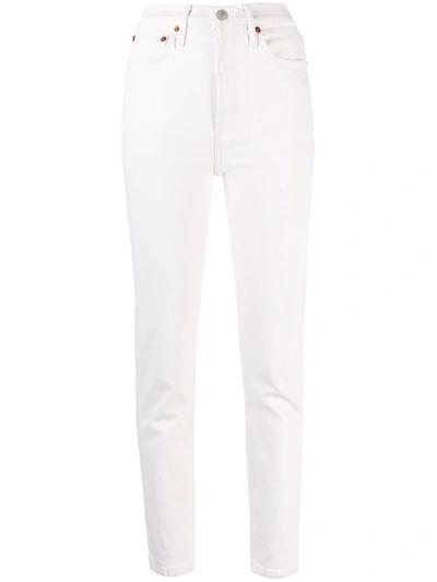 Re/done Comfort Stretch Ankle-crop Jeans In 23